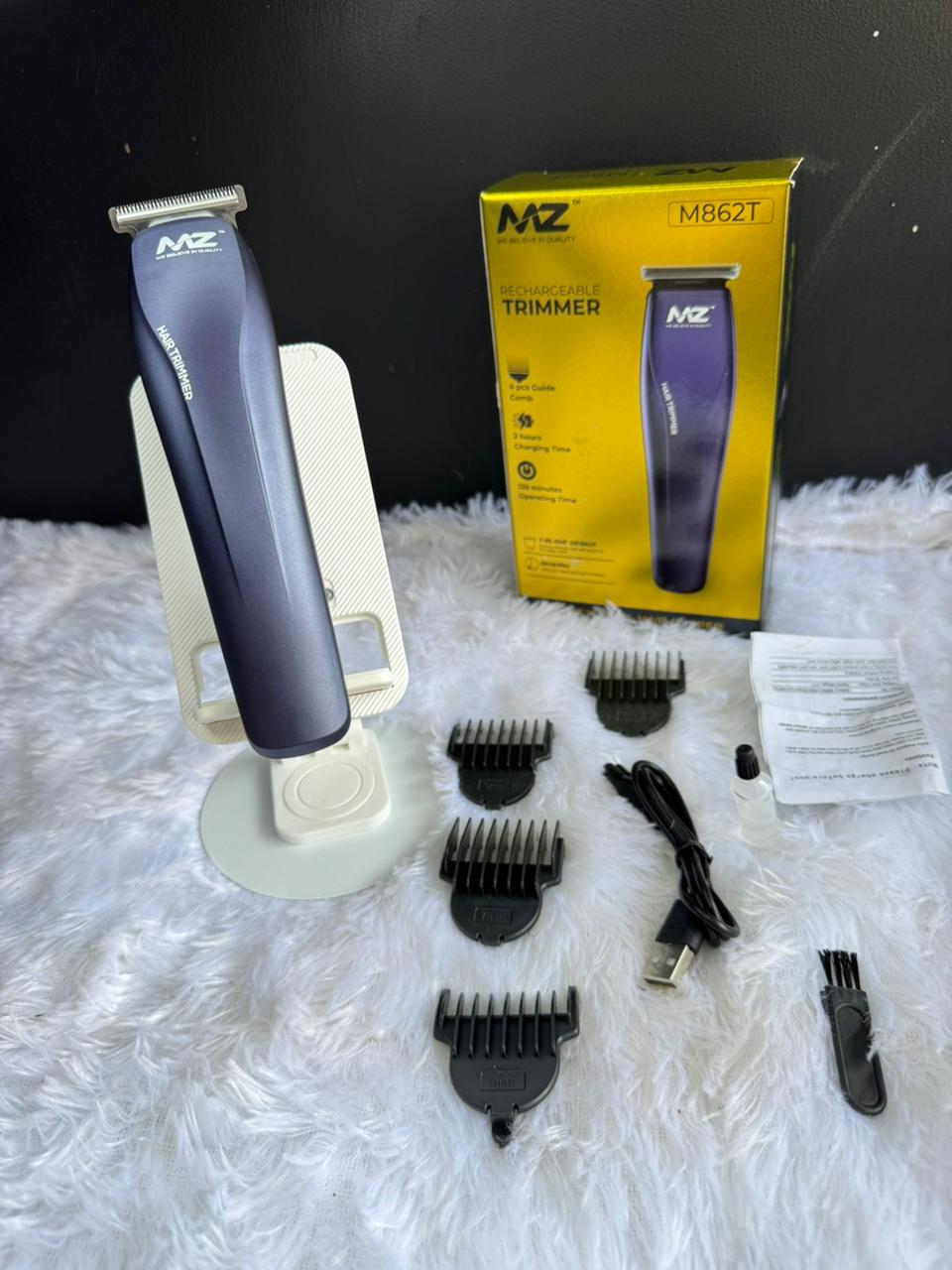 MZ Rechargeable Hair Trimmer delivers precise and smooth trimming T862t