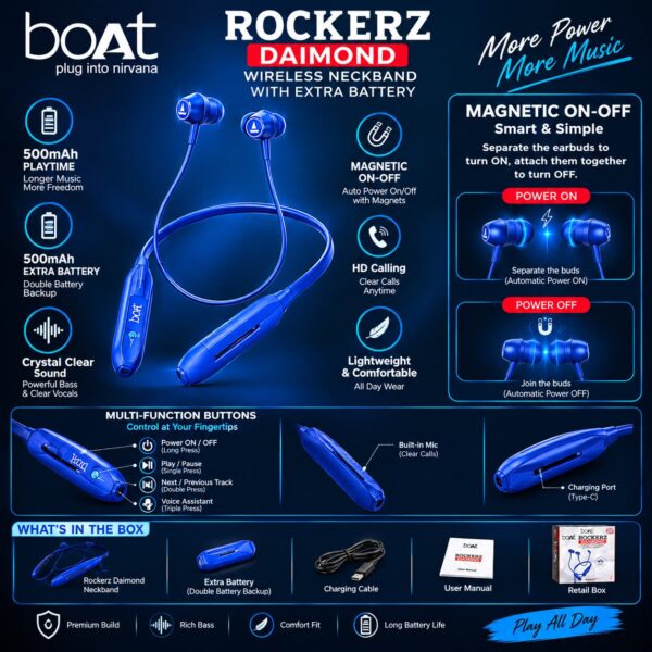 Double Battery Neckband